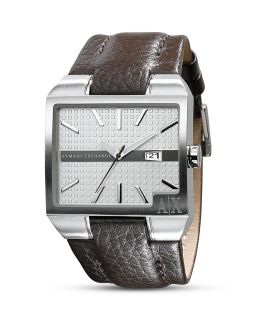 Armani Exchange Square Dial Watch, 36 mm