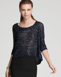 aqua sweater sequin high low orig $ 78 00 sale $ 46 80 pricing policy