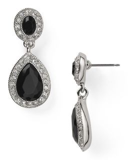stone double drop earrings price $ 45 00 color jet quantity 1 2 3 4 5