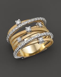 Marco Bicego Goa Collection 18 Kt. Gold and Diamond Ring