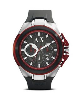 Armani Exchange Sport Ranger Watch with Silicone Strap, 50mm