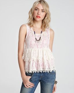 free people tank daydream lace price $ 78 00 color ivory size select