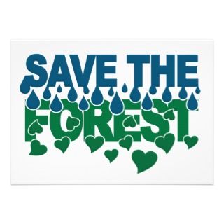 Save The Environment Invitations, Announcements, & Invites