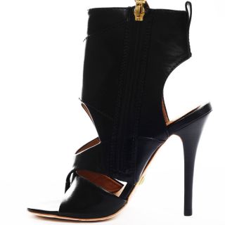 Zayn Heel   Black Leather, LAMB, $341.99