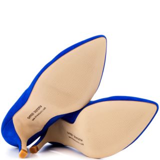 Chinese Laundrys Blue Area   Bright Cobalt Suede for 79.99