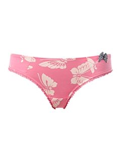 Therapy Butterfly print thong Pink   