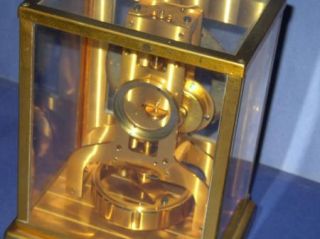 LeCoultre atmos Clock Switzerland Brass 66190 03Z