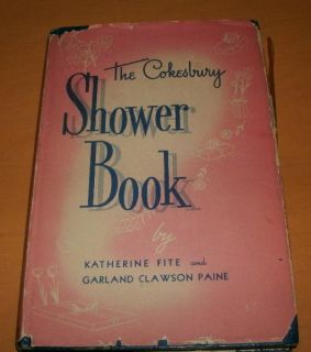 Vintage Book The Cokesbury Shower Book Katherine Fite Garland Clawson