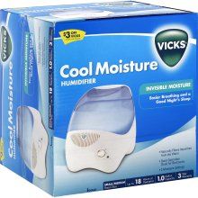 Vicks Cool Mist Humidifier V3100 Procter Gamble and Kaz Manufacturers