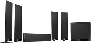 KEF T305 5 1 Channel Home Theater Speaker System
