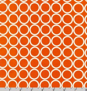 Metro Living Retro Circles Kaufman Fabric EIP 11016 8 Orange