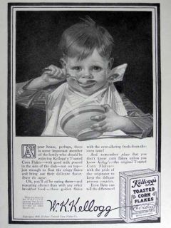 1915 Kelloggs Corn Flakes Ill by J C Lyendecker Ad