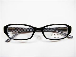 Coach Eyeglasses Kennedy 573 Black New Authentic