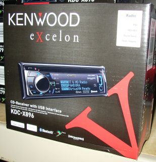 Kenwood Excelon KDC X896 CD Receiver New KDCX896