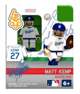 Matt Kemp OYO Mini Fig Figure Lego Compatible Los Angeles Dodgers NIP