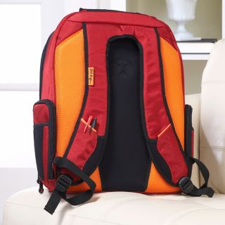 Phil Keoghan Amazing Race Now Backpack with Laptop Organizer  Red