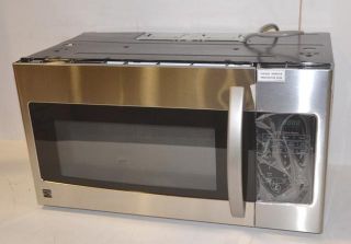 Kenmore Elite 85033 1000 Watt Over The Range Microwave Oven Stainless