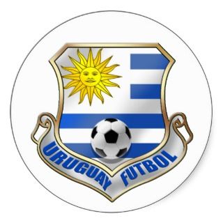 New Uruguay 2010 Fans Futbol badge Round Sticker