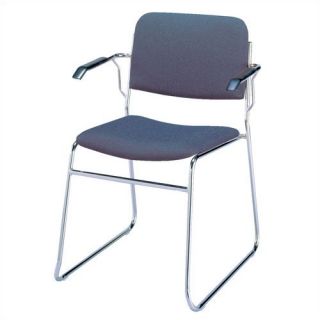 KFI Seating Upholstered Stacking Chair Cabernet with Arms 311 1201