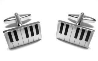 Keyboard Keys Piano Music Cufflinks New w Gift Box