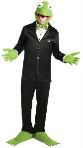 Muppets Kermit Frog Complete Costume 889149 New