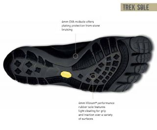 FiveFinger Bormio Black Leather Mens Size 44 M598 Barefoot Shoe Boot