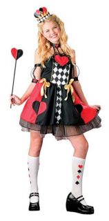 Queen of Hearts Tween Child Girls Costume