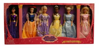 Princess Doll Collection Set of 6 New