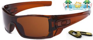 NEW Mens Oakley Sunglasses BATWOLF Polished Rootbeer / Dark Bronze