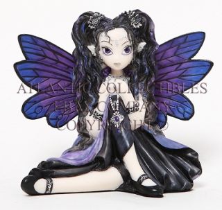 Myka Jelina Kiara Gothic Fairy Statue Figurine Purple Twilight