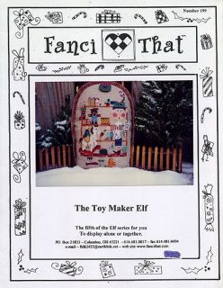 Cross Stitch Booklet Fanci That The Toy Maker Elf Christmas Workshop