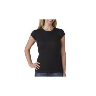Bella Ladies Kimberley Sheer Rib Short Sleeve T Shirt 8701