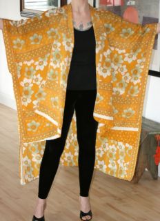 Exclusive Vintage silk Sari kimonos made from recycled sarees. These