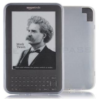 Clear TPU Skin Cover Case for  Kindle 3 WiFi 3G