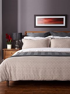 Christy Omega bed linen in stone   