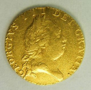 1793 King George III Gold Half Guinea. 4.2 grams of 22 ct Gold. Mount