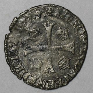 1577 Henry IV France Douzain Scarce Type King of France Poland
