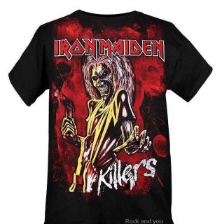 Iron Maiden The Killers Hard Rock Heavy Metal T Shirt s L