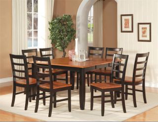 PC Square Dinette Kitchen Dining Table Set 6 Chairs