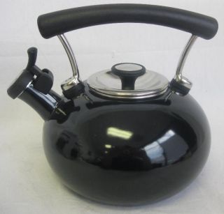 Qt Whistling Teakettle Small Kitchen Appliances Black
