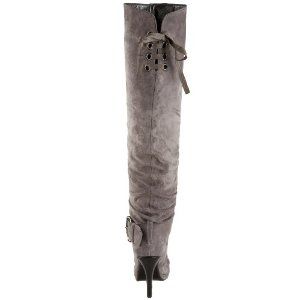 Two Lips Kinky Thigh High Boots Gray 8 5 39 5