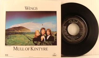 Paul McCartney   Beatles) Mull Of Kintyre USA 45 With Picture Sleeve