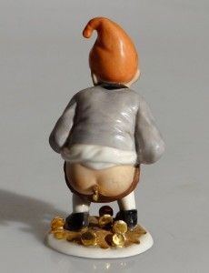 German Figurine Einer Kleiner Naughty Pixie