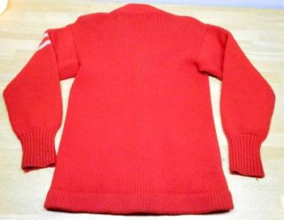 Vintage Princeton Knitting Mills Varsity Letterman Sweater Adult Small