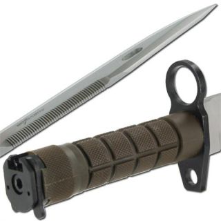 Survivor Special Ops Military Bayonet Knife New M9 Satin