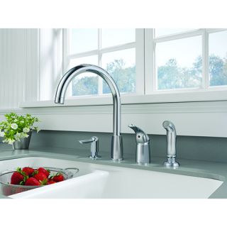 P188900LF SD Apex Kitchen Waterfall Faucet w Dispenser Chrome