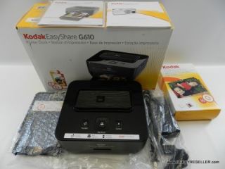 Kodak EasyShare G610 Printer Dock G Series Bundle Photo Paper