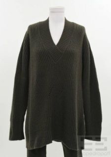 Karan 2 PC Brown Cashmere Knit Sweater Leggings Set Size Small