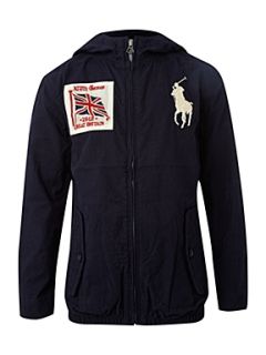 Polo Ralph Lauren Boy`s Great Britain zip through hoodie Navy   House of Fraser