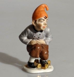German Figurine Einer Kleiner Naughty Pixie